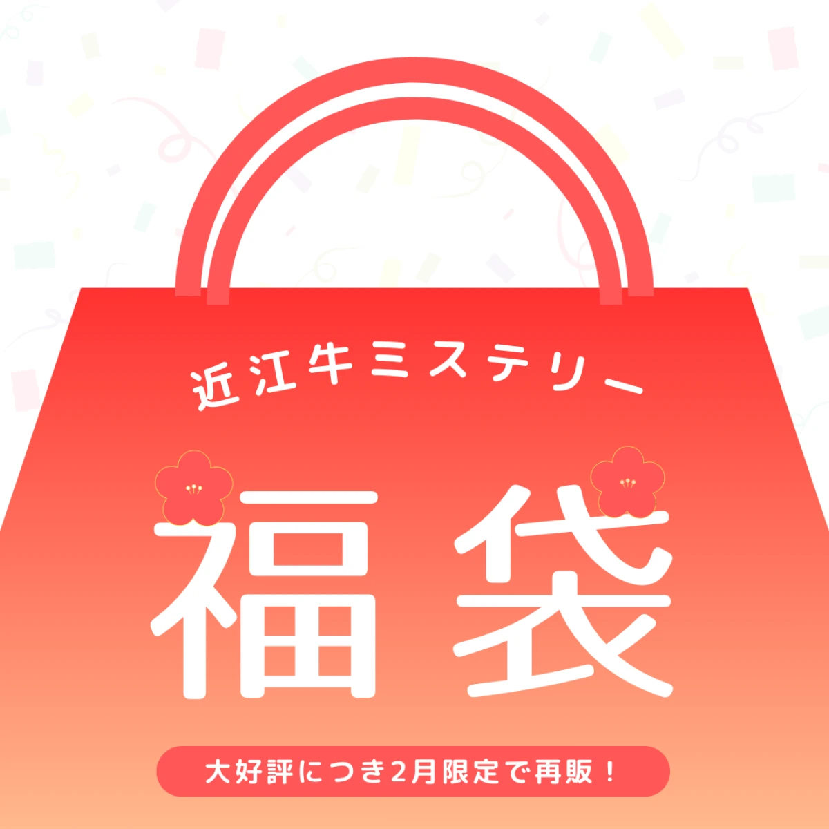 【大好評につき2月だけの特別再販】近江牛ミステリー福袋【2025年3月中にお届け】