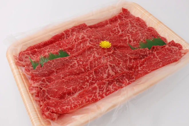 濃厚赤身スライス500ｇ【すき焼き・しゃぶしゃぶ】
