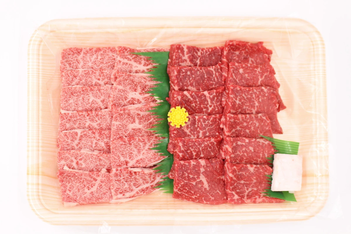 【ご家庭用】近江牛カルビ250g＆赤身250ｇ焼肉食べ比べセット計500g