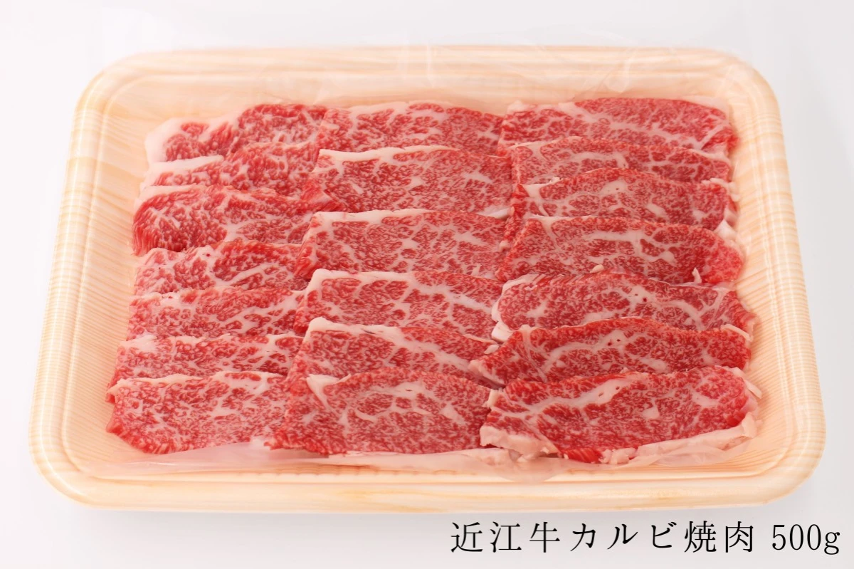 近江牛BBQ焼肉セット-カルビ焼肉500g＋ホルモン小腸500g-