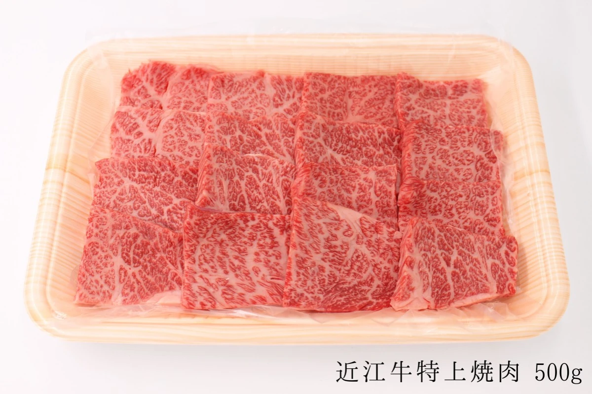 【セットでお得】近江牛BBQ焼肉セット-特上焼肉500g＋ホルモン小腸500g-